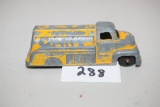 Vintage Tootsie Toy Truck, Metal, 3 1/4