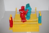Rock'Em Sock'Em Robots, Plastic, 2001 Mattel, Approx. 9