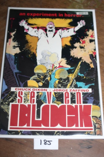 Seven Block Comic Book, An Experiment In Horror, Epic Comics, ISBN#0-87135-698-8