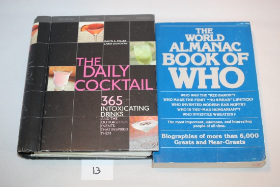 The World Almanac Book Of Who-Paper Back, The Daily Cocktail-365 Intoxicating Drinks