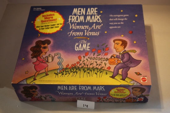 Men Are From Mars, Women Are From Venus The Game, 1998 Mattel, #41803