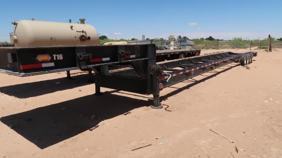 (2017) 4-AXLE DROP DECK TANK TRAILER, 50'5'', VIN TR-220663