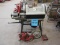 RIDGID 1224 PIPE THREADING MACHINE WITH STAND, PLUS (QTY.2) 1/8'' - 2'' DIE HEADS, AND (QTY.2) 2'' -