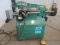 PIRANHA P-50 HYDRAULIC IRONWORKER, PUNCH: 50 TONS, S/N: P5013019, (BUILDING IN BACK)