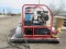 HOTSY 3000 PSI GAS/DIESEL HOT WATER PRESSURE WASHER WITH 500 GAL. TANK, MODEL: 1260 SSG, S/N: