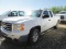 2013 WHITE GMC SIERRA 1500 2WD EXT. CAB SLE TRUCK, MILES: 113,483, FUEL: GAS, ENGINE: VORTEC 5.3 V8,