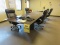 12' WOOD CONFERENCE TABLE WITH (QTY.5) LA-Z-BOY EXEX. CHAIRS (MAIN OFFICE)
