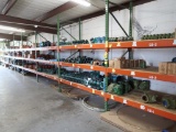 CONTENTS OF RACKING - ASSORTED CHECK VALVES; GROOVED PIPE FITTINGS; GROOVED CLAMPS; BUTTERFLY