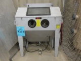 ALLSOURCE 48'' ABRASIVE BLAST CABINET, MODEL: 41500, (BUILDING IN BACK)