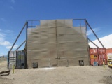 LOT (QTY.1) QUONSET HUT APPROX. 32'FT X 88'FT AND (QTY.4) 40'FT METAL SHIPPING CONTAINERS, (