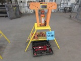 LOT (QTY.1) CENTRAL HYDRAULICS 16 TON PIPE BENDER, AND (QTY.1) 4-TON HYDRAULIC BODY REPAIR KIT