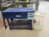 WESTWARD 40 GALLON PARTS WASHER, (BUILDING IN BACK)