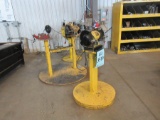 LOT (QTY.3) DEWALT BENCH GRINDERS WITH STAND AND (QTY.1 RIDGID BC-810 PIPE HOLDER, (BUILDING IN