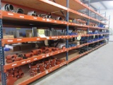 LOT ASST'D (NEW) NIPPLES, VIC TEES, GASKETS, REPAIR CLAMPS, HAMMER UNIONS, FLANGES, STUD BLK B7, THD
