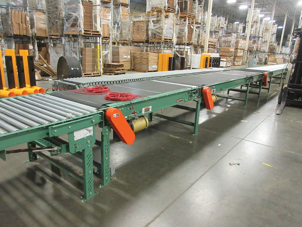 ROACH CONVEYORS (4) SECTIONS MOTORIZED BELT CONVEYOR 36'' W., (7) SECTIONS  ROLLERBALL CONVEYOR | Online Auctions | Proxibid