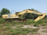 KOMATSU PC300LC EXCAVATOR, MISSING TRACK, BUCKET & DRIVE MOTOR, S/N KMTPC191C54A90237, S/N A90237,