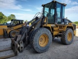 CATERPILLAR IT14G WHEEL LOADER WITH FORKS & BUCKET, PIN 8ZM00195