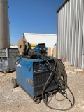 MILLER DIMENSION 652, WELDING POWER SOURCE, W/ MILLER 70 SERIES 24V WIRE FEEDER