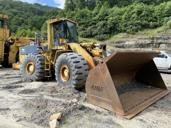 1993 KOMATSU WA500-1L WHEEL LOADER, ARTICULATING, 4WD, KOMATSU DIESEL ENGINE, SMOOTH LIP Y YARD COAL