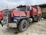 1991 MACK RD-888SX FUEL/LUBE TRUCK, VIN:2M29282C8LC001159, 255 ODOMETER MILES (NOT ACCURATE),