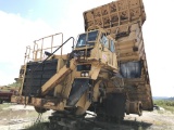 CATERPILLAR 777 OFF-ROAD DUMP TRUCK FOR PARTS, S/N: 4YC01856, CAT DIESEL ENGINE, MISSING A LOT OF