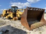 CAT 988H WHEEL LOADER FOR PARTS, S/N: CAT0988HCBXY00317, 12' LOADER BUCKET W/ TEETH, MISSING