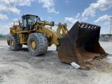 CAT 988H WHEEL LOADER FOR PARTS, S/N: CAT0988HDBXY00856, CAT C15 DIESEL ENGINE, MISSING TWO WHEELS /