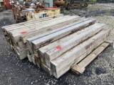 WOOD BLOCKS, APPROX. 8' X 6'' X 6'' AND OTHER ASSORTED SKIDS OF WOOD, LOCATION: ALMA