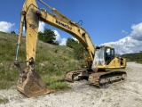 2003 KOMATSU PC300LC-7L HYDRAULIC EXCAVATOR, ENCLOSED CAB, S/N:A85665, 20,351 HOURS, 34'' TRACK SHOE