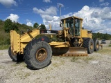 2004 CATERPILLAR 16H ARTICULATED FRAME GRADER, ENCLOSED CAB, S/N: ATS00266, 32,316 HOURS,