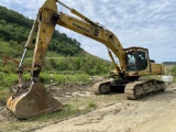 2001 KOMATSU PC450LC-6K HYDRAULIC EXCAVATOR, ENCLOSED CAB, S/N: K34052, 13,461 HOURS, 2-YARD BUCKET,