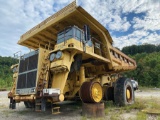 2000 KOMATSU 730E ROCK TRUCK, RIGID FRAME, 130 YARD REAR DUMP, 66,960 HOURS SHOWING, UNIT #323