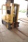 HYSTER 9400 LB. ELECTRIC FORKLIFT MODEL E808S; S/N B098V01763C; SOLID TIRES; OVERHEAD GUARD; 122 IN.