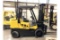 2013 HYSTER 15,500 LB. DIESEL FORKLIFT MODEL S155FT; SOLID TIRES; 3-STAGE MAST (LOCATED IN HAMILTON;