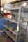 LOT: LISTA 3-DRAWER TOOLING CABINET & STEEL SHELVING UNIT WITH CONTENTS OF PUNCHES & ASSORTED