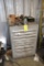 LOT: 9-DRAWER TOOLING CABINET WITH CONTENTS OF TORCH PARTS; DRILL BITS & TOOLS (BUILDING #2)