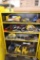 LOT: ROLLING JOB BOX WITH CONTENTS OF (6) CIRCULAR SAWS (BUILDING #1)