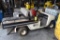 CUSHMAN 48 VOLT INDUSTRIAL UTILITY CART; WITH CHARGER (NEEDS MINOR REPAIR) (BUILDING #3 OUTSIDE)