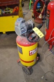 PORTER CABLE 1.9 HP; 25 GALLON VERTICAL TANK MOUNTED AIR COMPRESSOR (BUILDING #1)
