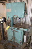 GROB 18 IN. VERTICAL BAND SAW MODEL NS18; S/N 8046; WITH BLADE WELDER (BUILDING #2)