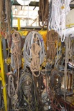 LOT: LARGE QUANTITY OF SAFETY HARNESSES; FALL PROTECTION DEVICES & ROPE (BUILDING #1)