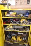 LOT: ROLLING JOB BOX WITH CONTENTS OF (6) CIRCULAR SAWS (BUILDING #1)