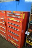LOT: VIDMAR 8-DRAWER TOOLING CABINET WITH CONTENTS OF ASSORTED HAND TOOLS (BUILDING #1)