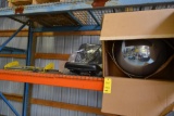 LOT: NEW FORKLIFT SEAT & WAREHOUSE MIRROR (BUILDING #3)