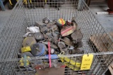 LOT: WIRE BASKET WITH SAFETY LANYARDS (BUILDING #3)
