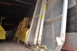 LOT: 38 FT. ENCLOSED DRY VAN TRAILER (NO TITLE) WITH CONTENTS OF BRICK LAYERS SCAFFOLD & PLANKS;