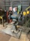 GENERAL ELECTRIC 5HP 10'' DOUBLE END BENCH GRINDER ON HEAVY DUTY PEDESTAL, MODEL: N/A