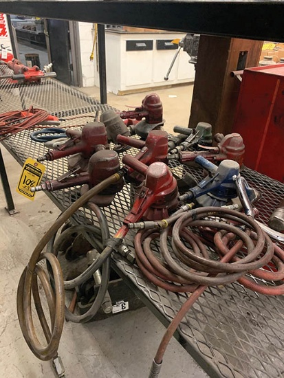 ASSORTED PNEUMATIC 5'' GRINDERS