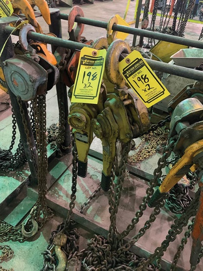 (2) 3-TON COME-A-LONGS