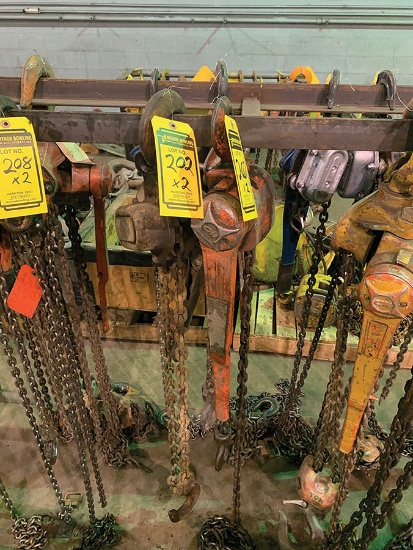 (2) 3-TON COME-A-LONGS